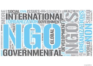 Non-governmental organization Word Cloud Concept